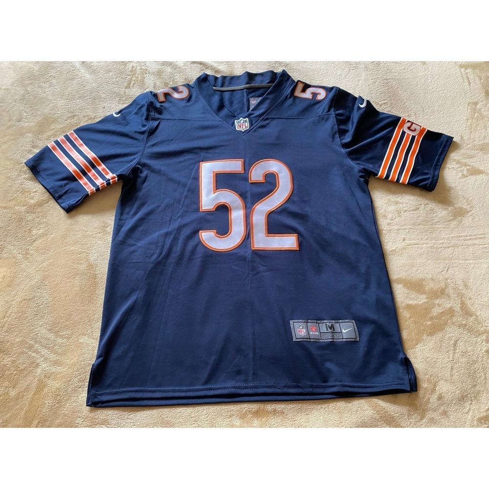 NFL Jersey Sewn Mack 56 Chicago Medium Embroidered Nike Football s56